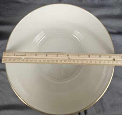 VTG LENOX China LIDO Large Bowl | 24K Gold Trim | Made In USA | Decorative 1970s - Thumbnail 4
