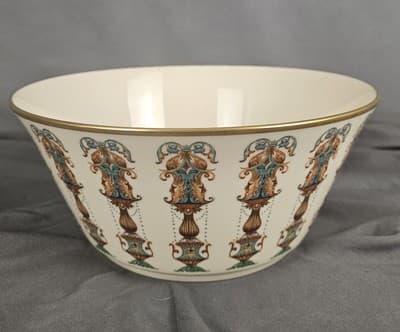 VTG LENOX China LIDO Large Bowl | 24K Gold Trim | Made In USA | Decorative 1970s - Thumbnail 11