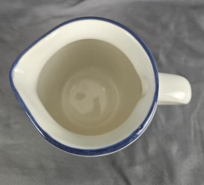 Pfaltzgraff Cream or Milk Pitcher~ Ocean Breeze ~ 5" Diam x 4.25" H - Thumbnail 3