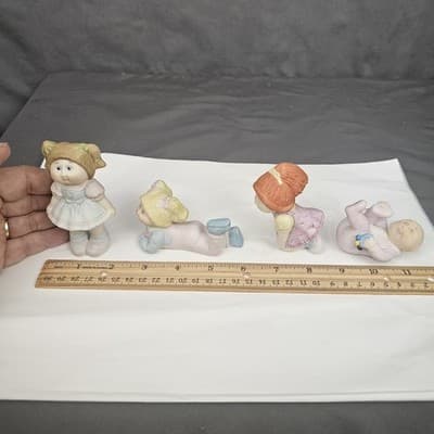 OAA Inc Vintage 1984 Porcelain Cabbage Patch Baby Figurines Lot 4 - Thumbnail 10
