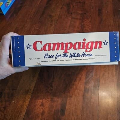 CAMPAIGN RACE FOR THE WHITE HOUSE Game America's Board Game 1991 J.R. Perri Corp - Thumbnail 6