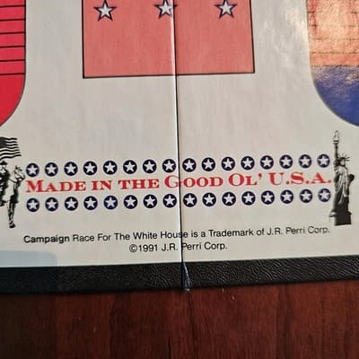 CAMPAIGN RACE FOR THE WHITE HOUSE Game America's Board Game 1991 J.R. Perri Corp - Thumbnail 17