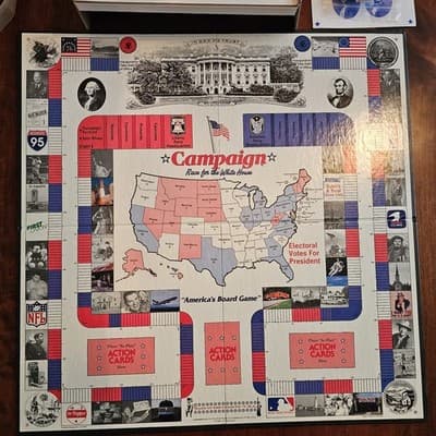 CAMPAIGN RACE FOR THE WHITE HOUSE Game America's Board Game 1991 J.R. Perri Corp - Thumbnail 15