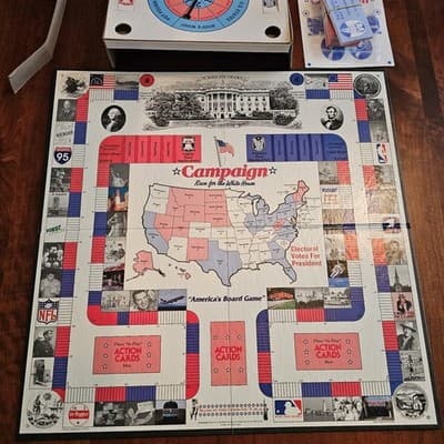 CAMPAIGN RACE FOR THE WHITE HOUSE Game America's Board Game 1991 J.R. Perri Corp - Thumbnail 14