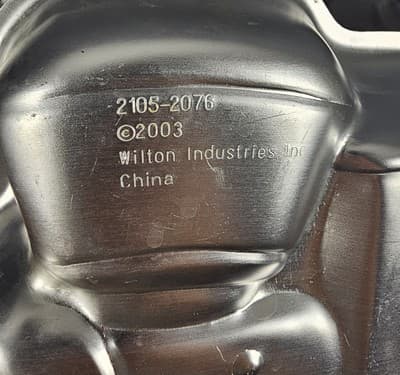 2003 Wilton Railroad Locomotive Train Baking Cake Pan Mold Aluminum #2105-2076 - Thumbnail 3