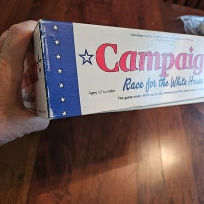 CAMPAIGN RACE FOR THE WHITE HOUSE Game America's Board Game 1991 J.R. Perri Corp - Thumbnail 3