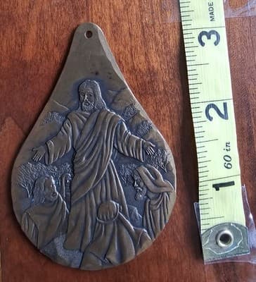 Wendell August Forge Ornament 2000 Sermon on The Mount Solid Bronze 2nd Ed - Thumbnail 3