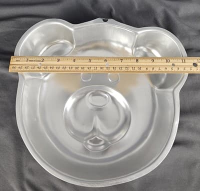 Vintage 2003 Wilton Teddy Bear Cake Mold Pan 2105-4945 Aluminum 2004 - Thumbnail 5