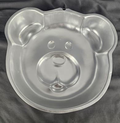 Vintage 2003 Wilton Teddy Bear Cake Mold Pan 2105-4945 Aluminum 2004 - Thumbnail 2