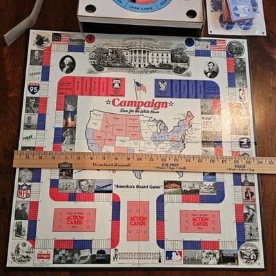 CAMPAIGN RACE FOR THE WHITE HOUSE Game America's Board Game 1991 J.R. Perri Corp - Thumbnail 21