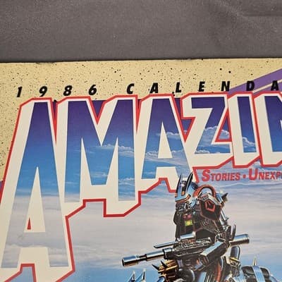 1986 Amazing Stories Unexpected Encounters Calendar Tales Bizarre and Fantastic - Thumbnail 2
