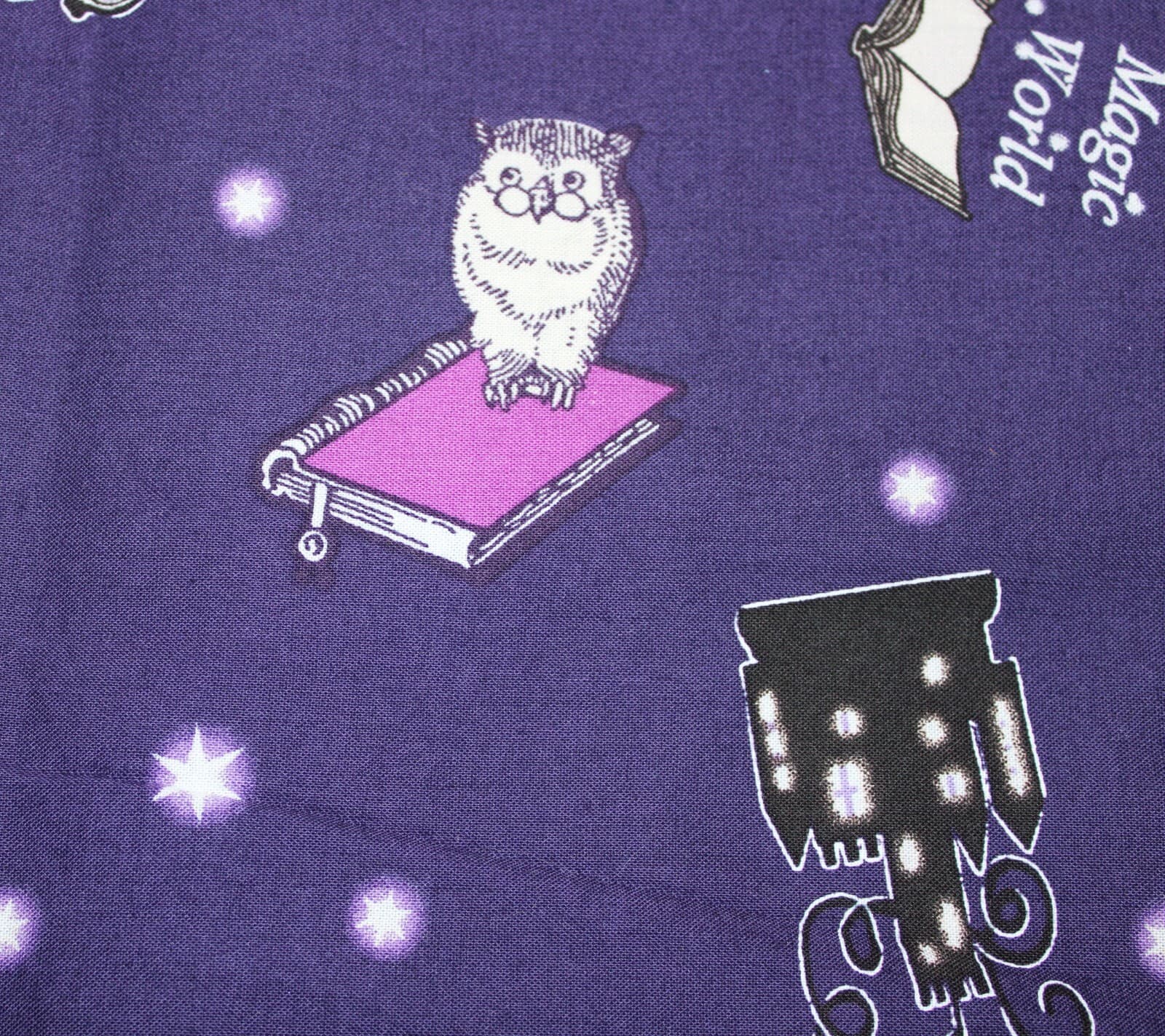 Fabric Owls 2 diff. Materials Magic World Owl and Patriotic Owl Red white blue - Thumbnail 2