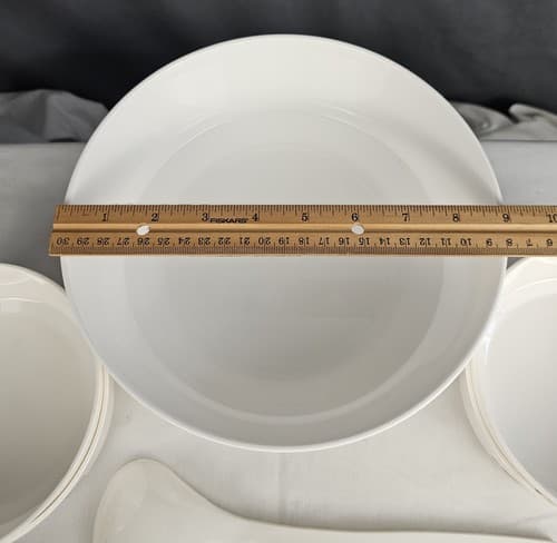 Vintage Sterilite 7 Piece Matching 4 Salad Bowls Set Daisies In Basket - Thumbnail 6