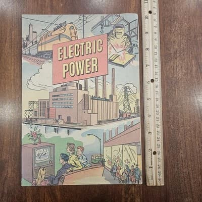 Electric Power 1952 Westinghouse 24p School or Public Educational Comic Book - Thumbnail 2
