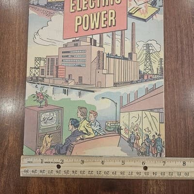 Electric Power 1952 Westinghouse 24p School or Public Educational Comic Book - Thumbnail 3