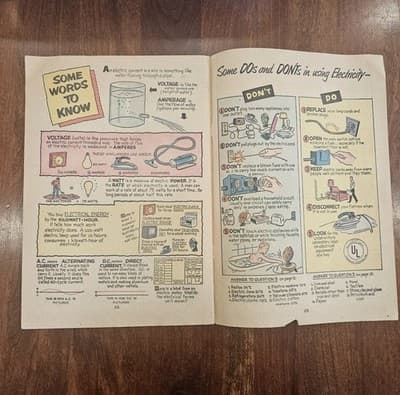 Electric Power 1952 Westinghouse 24p School or Public Educational Comic Book - Thumbnail 8