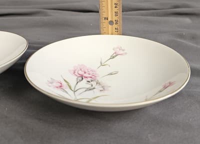 Royal Court CARNATION 5.5" Fruit Dessert Bowls Vintage Set of 2 MCM - Thumbnail 5