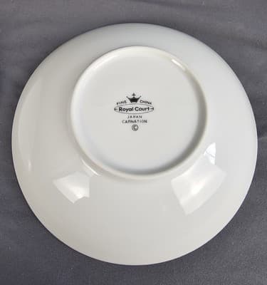 Royal Court CARNATION 5.5" Fruit Dessert Bowls Vintage Set of 2 MCM - Thumbnail 6