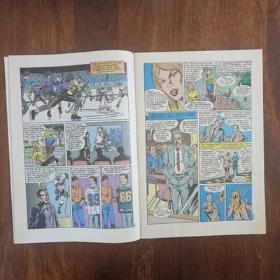 Mario Lemieux, Pittsburgh Penguins, Sports Superstars Comic, Issue #11, Clean - Thumbnail 9