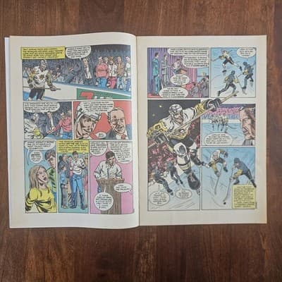 Mario Lemieux, Pittsburgh Penguins, Sports Superstars Comic, Issue #11, Clean - Thumbnail 10