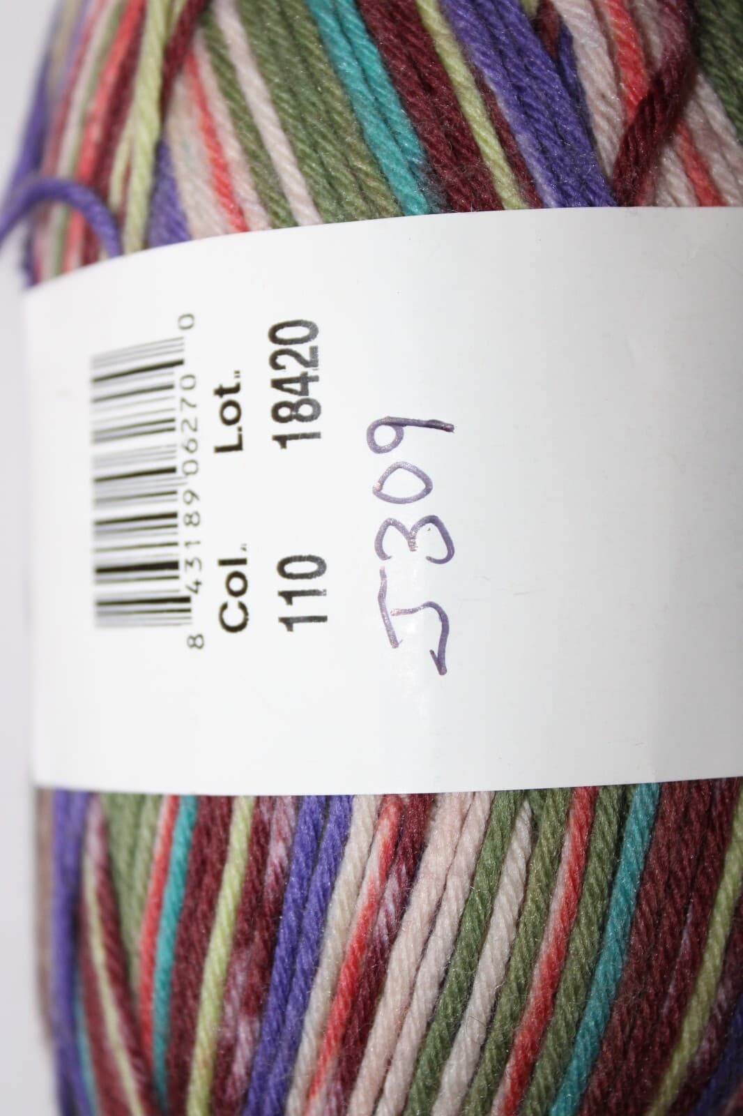KFI Indulgence 6 Ply 75% Extrafine Merino Wool Col 110 Mixed 5.25oz 426yd - Thumbnail 3