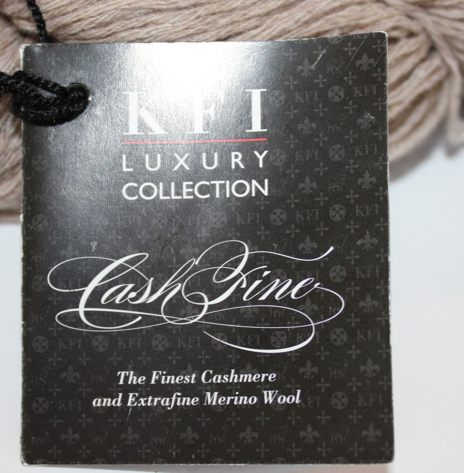 SALE KFI Luxury Collection 70% Extrafine Merino Wool 30% Cashmere Tan 1.76oz 355 - Thumbnail 2