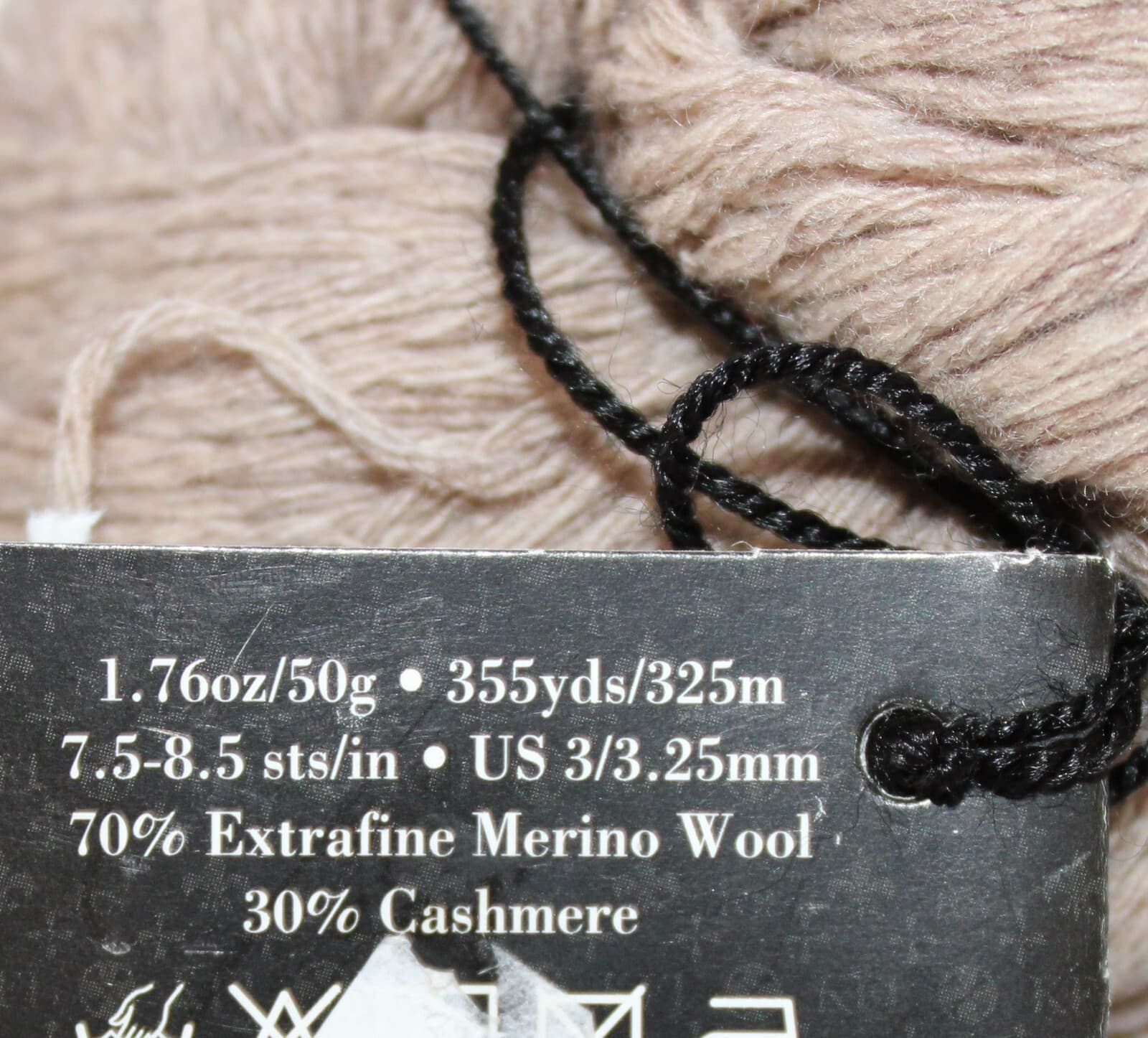 SALE KFI Luxury Collection 70% Extrafine Merino Wool 30% Cashmere Tan 1.76oz 355 - Thumbnail 3