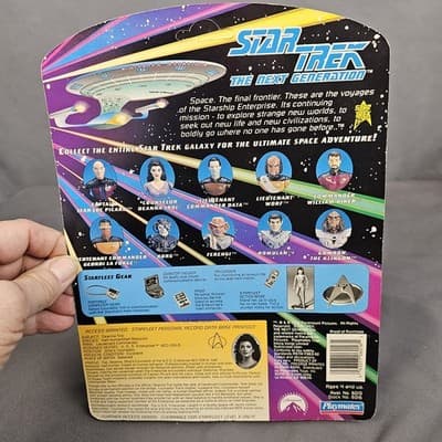 Star Trek TNG DEANNA TROI *Unopened* Playmates Action Figure 1993 With Gear - Thumbnail 6