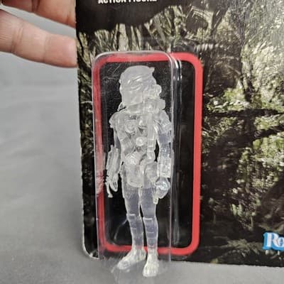 ReAction Predator Masked Invisible Action Figure 3.75” Funko 2013 Package Wear - Thumbnail 2