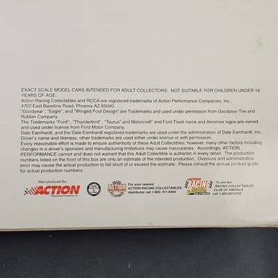 1956 #K-2 DALE EARNHARDT 1/24 FORD RCCA CWB - Thumbnail 14