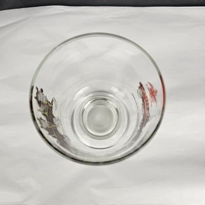 Vintage Budweiser Champion Clydesdales Footed Glass Tumbler 14-16 oz. - Thumbnail 5