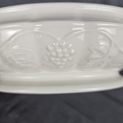 IronStone Red Cliff Covered Vegetable Dish Tureen Grape Vines Oval USA - Thumbnail 7