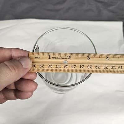 Vintage Budweiser Champion Clydesdales Footed Glass Tumbler 14-16 oz. - Thumbnail 7