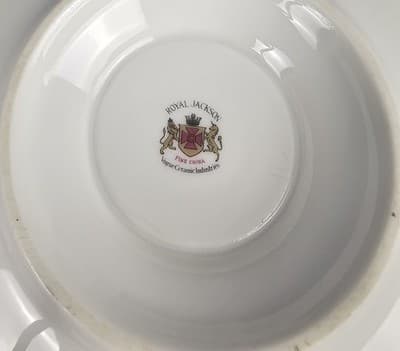 Royal Jackson Parisienne Deauville Gravy Sauce Boat w/Attached Underplate - Thumbnail 6