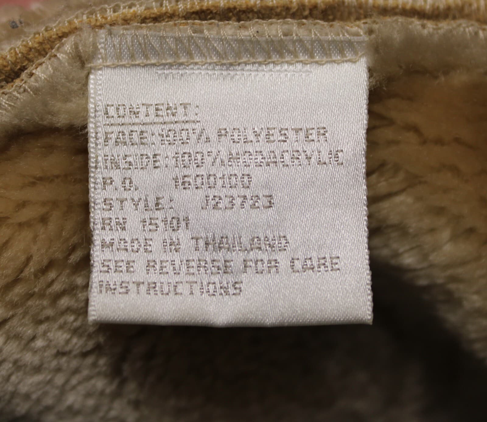 Womens Suede Coat Hooded Size S Jones New York Cream Faux Suede/ Fur Lined - Thumbnail 7