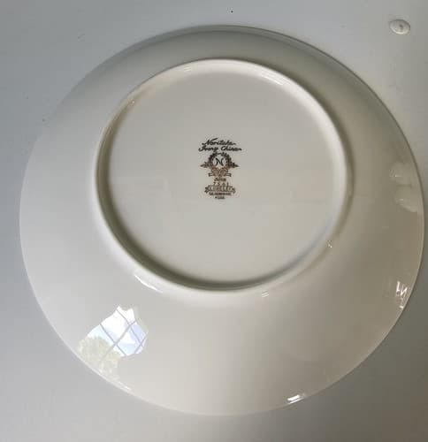 Noritake Ivory China Lorelei Floral 8" Salad Plate - Thumbnail 2