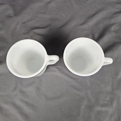 Vintage Pyrex Corelle Spring Blossom Milk Glass Mugs Set of 2 - Thumbnail 2