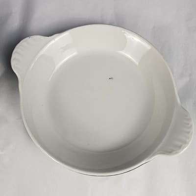 HALL Pottery Vintage 434 Ceramic Round Baking Dish & 392 Bowl Avocado green - Thumbnail 5