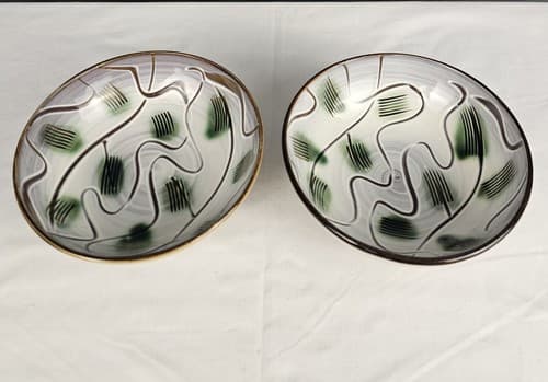 Ucagco Japan Rice Soup Cereal Bowls Vintage MCM Mid Century 5.75"x2", 2 piece - Thumbnail 2