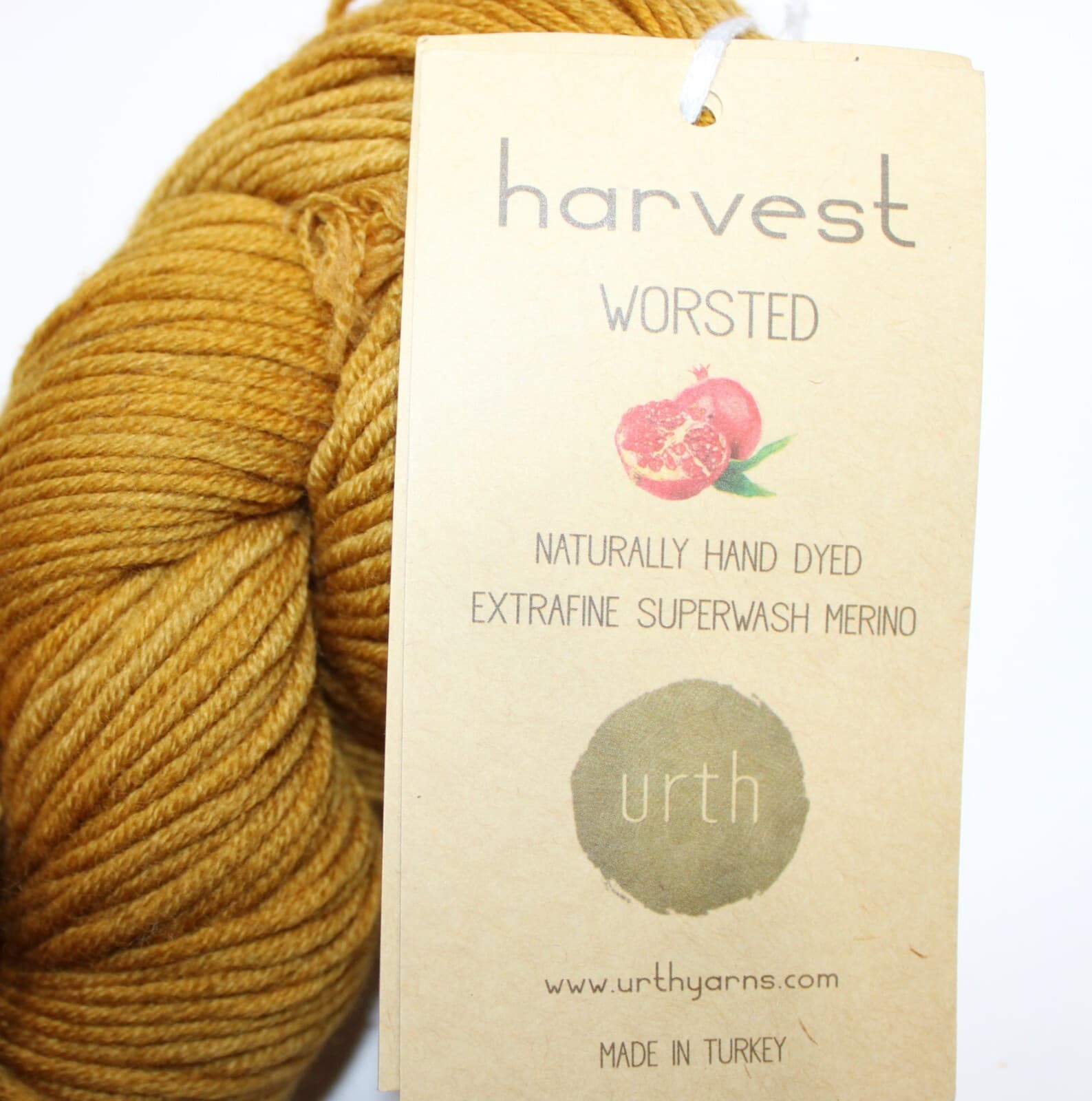 Urth Harvest Worsted Yarn 100% Extrafine Superwash Merino Pomgranite - Thumbnail 2