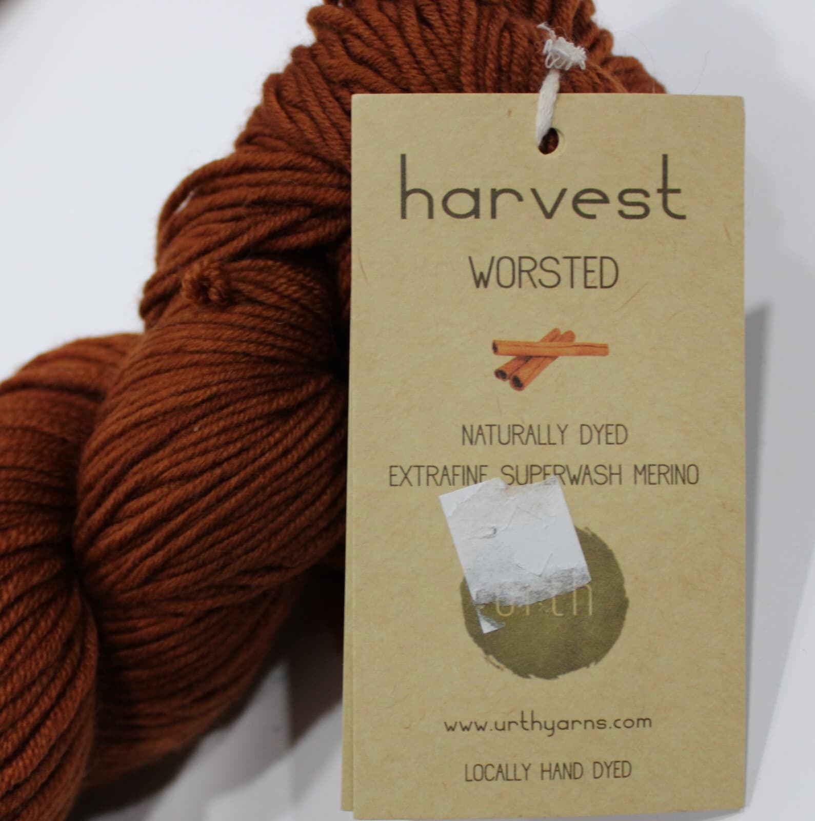 Urth Harvest Worsted Yarn 100% Extrafine Superwash Merino Cinnamin - Thumbnail 2