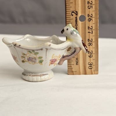 2 Vintage Occupied Japan Miniatures - Pitcher & Teacup with Bird - Thumbnail 11