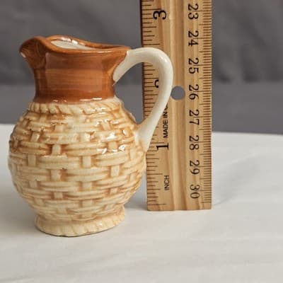 2 Vintage Occupied Japan Miniatures - Pitcher & Teacup with Bird - Thumbnail 17