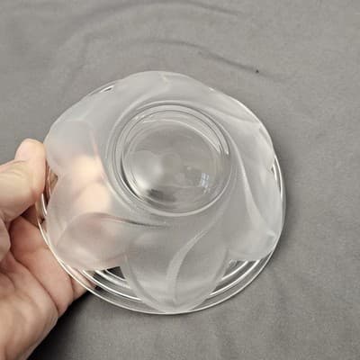 Vintage Cristal D'Arques *Clear & Frosted* Leaded Crystal Candy Dish With Lid - Thumbnail 7
