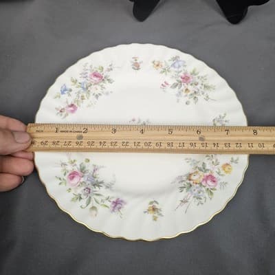 Minton Marlow Bone China Lucheon Salad Plate 7.75" Dia Set of 7 Read Descript - Thumbnail 7