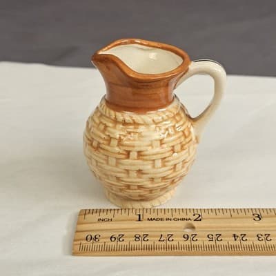 2 Vintage Occupied Japan Miniatures - Pitcher & Teacup with Bird - Thumbnail 16