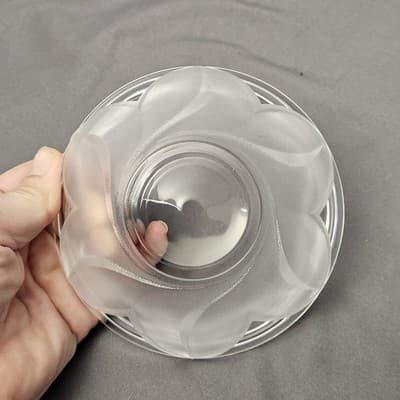 Vintage Cristal D'Arques *Clear & Frosted* Leaded Crystal Candy Dish With Lid - Thumbnail 8