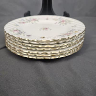 Minton Marlow Bone China Lucheon Salad Plate 7.75" Dia Set of 7 Read Descript - Thumbnail 6
