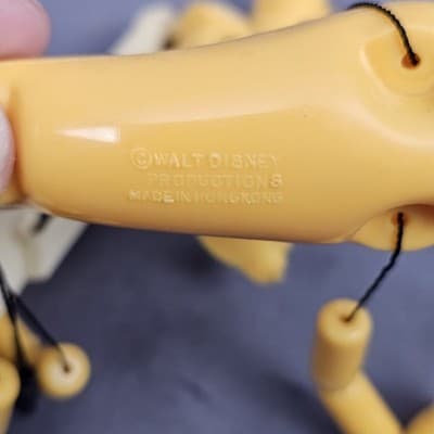 Vintage 1970's Plastic Walt Disney Pluto String Puppet Marionette - Thumbnail 14