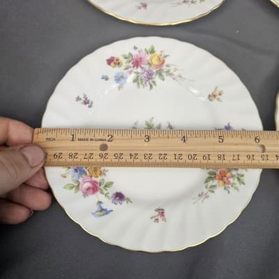 Minton Marlow Bone China Bread Plates 6.25 Dia Set of 5 England - Thumbnail 8